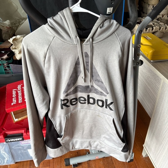 Reebok Other - Reebok Gray Performance Hoodie Men’s Size L